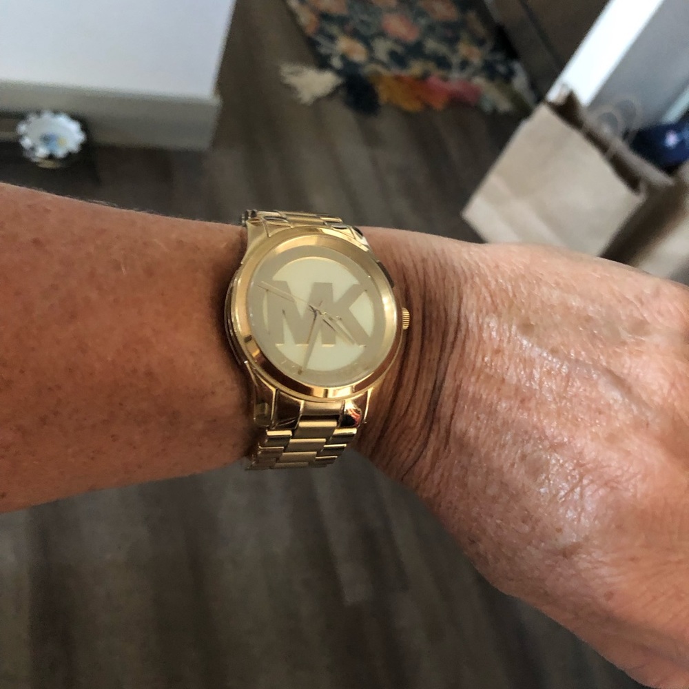 Authentic Michael Kors gold woman’s watch